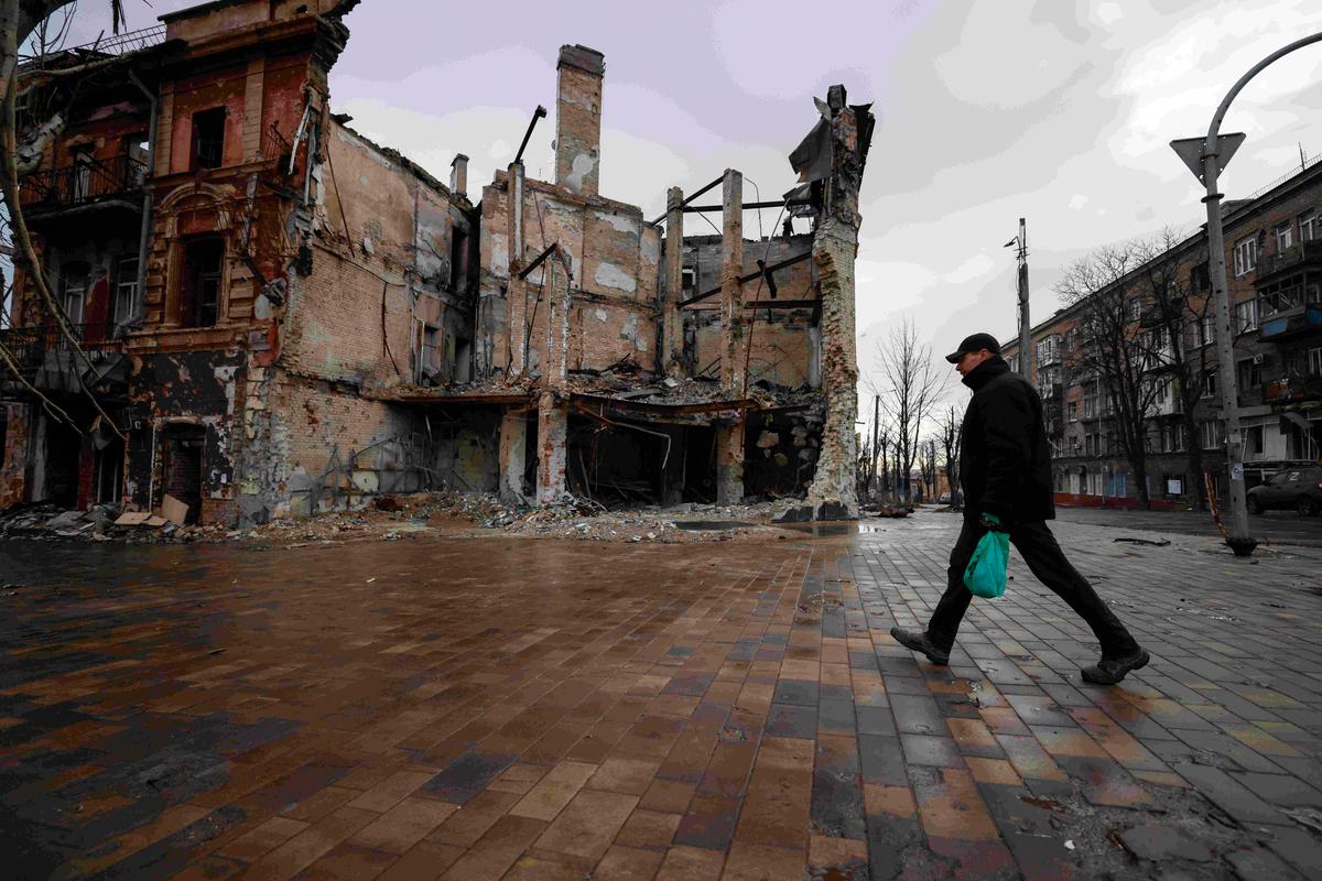 Мариуполь, декабрь 2022 года. Фото: EPA-EFE / SERGEI ILNITSKY