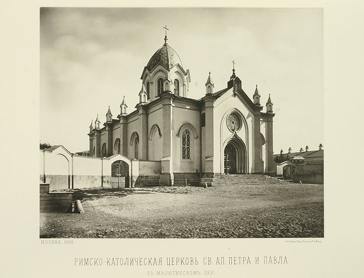 Церковь на фотогравюре Н. А. Найдёнова, 1883. Фото: Общественное достояние / Wikimedia